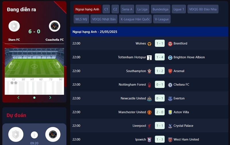 Xem KQBD tại trang Kèo Nhà Cái Keovip cực kỳ dễ dàng