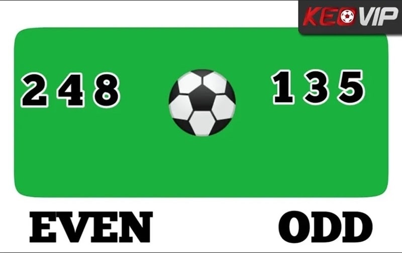 Tổng số bàn thắng và cách phân loại chẵn lẻ trong cá cược bóng đá